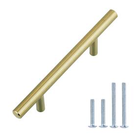 B07p9qzr32 Amazon Basics Euro Bar Cabinet Handle 3-inch Hole Center 10-pack Golden Champ