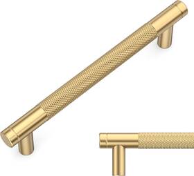 Amerdeco 313090459482 10 Pack Champagne Bronze Cabinet Pulls 5 Inch 128mm Hole Center Drawer