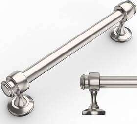 Amerdeco 445036828816 Brushed Satin Nickel Cabinet Pulls 5 Inch Hole Centers 6 10 Pack