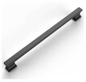 Amerdeco 705353709357 7 Pack Matte Black Cabinet Pulls 10 Inch 254mm Hole Centers Kitchen