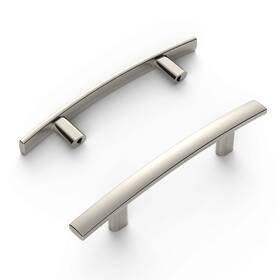 Amerdeco 707618492080 25 Pack Brushed Satin Nickel 3 Inch 76mm Hole Centers Kitchen Cabinet Pulls