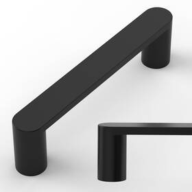 Zh0005mb Amerdeco 707618492554 10 Pack Matte Black 3.75 Inch96mm Hole Centers Kitchen Cabinet Pulls