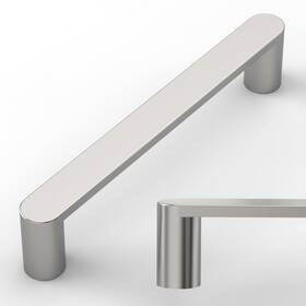 Zh0005bsn Amerdeco 707618492561 10 Pack Brushed Satin Nickel 5 Inch128mm Hole Centers Kitchen Cabine