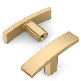 B09sv1m9vq Amerdeco 10 Pack Champagne Bronze 2 Inch Cabinet Knobs Single Hole T-bar Handles