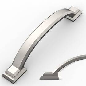 B0bhvbpcvg Amerdeco 15pk Satin Nickel 4 Inch Cabinet Pulls Arch Handles Kitchen Bathroom