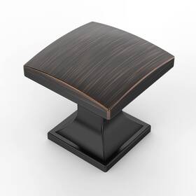 B0bw3nxlhw Amerdeco 10 Pack 1-1/3 Inch Oil Rubbed Bronze Cabinet Knobs Pulls Single Hole Round