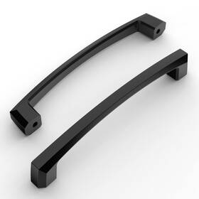 B0bzcrbcx1 Amerdeco 10x Matte Black 5 Inch 128mm Cabinet Pulls Kitchen Door Drawer Handles