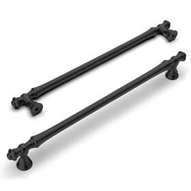 B0cl6g844x Amerdeco 10 Pack Matte Black Inch 254mm Cabinet Pulls Handles For Drawers Zh001