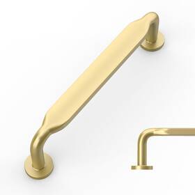 B0cy2fjg31 Amerdeco 10 Pack Brushed Gold Cabinet Pulls 3-3/4 Inch 96mm Hole Centers Kitche