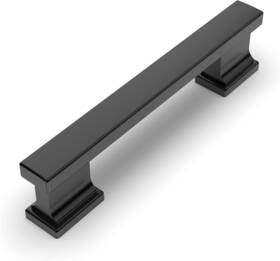 Zh00013 Amerdeco 10 Pack Matte Black Cabinet Pulls 3-3/4 Inch 96 Mm Hole Center