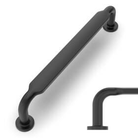 Zh0051 Amerdeco 10 Pack Matte Black Cabinet Pulls 5 Inch 128mm Hole Centers Kitchen