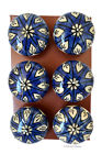 American Chateau New Set 6 Vintage Round Blue White Delft Ceramic Drawer Cabinet Knobs 627958310021