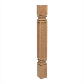 5apd10868 American Pro Decor 3-3/4 Inch X 35-1/4 Unfinished North Solid Cherry Mission Weave Leg