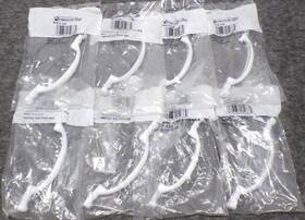 Bp874-gw Amerock 026634052864 Lot Of 8 Gloss White Arch Cabinet Handle Pulls