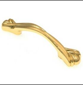 Bp1471-o74 Amerock 026634061439 Lot Of 3 Brushed Brass Handle Pull Inch 5-1/8 Nos