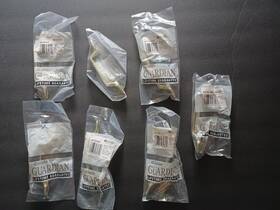 Bp1580-wid Amerock 026634080690 7 Vintage Brass Drawer Handles/knobs/pulls New In Package
