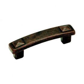 Bp4428rbz Amerock 026634090217 Rustic Bronze - Forgings 3 Inch Pull