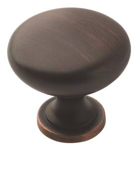 Amerock 026634165762 Cabinet Knob Oil Rubbed Bronze 1-1/4 Inch 32 Mm Diameter Edona 10
