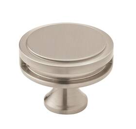 Amerock 026634220171 Cabinet Knob Satin Nickel 1-3/4 Inch 44 Mm Diameter Oberon 1 Pack