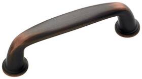 Amerock 026634222014 Bp53701-10pack Kane 3 Inch Center To Handle Cabinet - Bronze