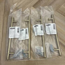 Amerock 026634228597 3 Cabinet Pull Golden Champagne 7 Inch 178 Mm Center To Bar Pulls New