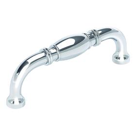 Amerock 026634228917 Cabinet Pull Polished Chrome 3-3/4 Inch 96 Mm Center-to-center Granby