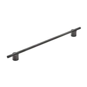 Amerock 026634233218 Cabinet Pull Matte Black 12-5/8 Inch 320 Mm Center To Transc