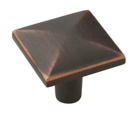 Amerock 026634235038 Cabinet Knob Oil Rubbed Bronze 1-1/8 Inch 29 Mm Length Extensity