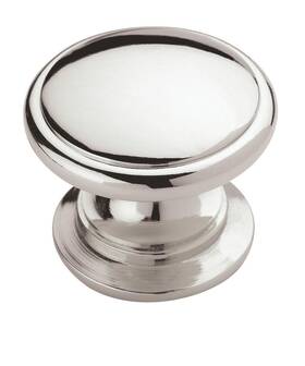 Amerock 026634240162 Cabinet Knob Polished Chrome 1-1/4 Inch 32 Mm Diameter Ravino 25