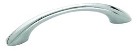 Amerock 026634241893 Cabinet Pull Polished Chrome 3-3/4 Inch 96 Mm Center To Vail