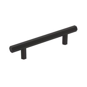 Amerock 026634292031 Matte Black Cabinet Pull 3-3/4 Inch Center Handle For Drawer 1 Pack