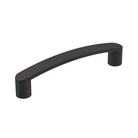 Amerock 026634292895 Cabinet Pull Matte Black 3-3/4 Inch 96 Mm Center-to-center Rift 1