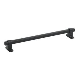 Amerock 026634300699 Cabinet Pull Matte Black 10-1/16 Inch 256 Mm Center-to-center Rockw