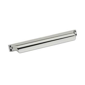 Amerock 026634300958 Kitchen Cabinet Cup Pull Polished Nickel 6-5/16 In 160 Mm Center-to-c