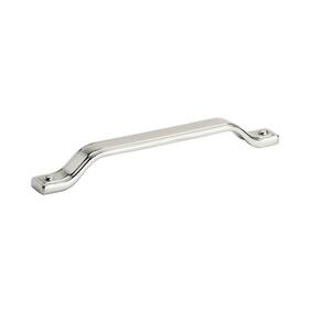 Amerock 026634301207 Kitchen Cabinet Pull Polished Nickel 7-9/16 In 192 Mm Center-to-cente