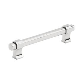 Amerock 026634306455 Cabinet Pull Polished Chrome 5-1/16 Inch 128 Mm Center To Re