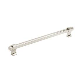 Amerock 026634306615 Cabinet Pull Polished Nickel 10-1/16 Inch 256 Mm Center To Ce