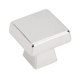 Amerock 026634313248 Cabinet Knob Polished Chrome 1-3/16 Inch 30 Mm Length Blackrock 1 P