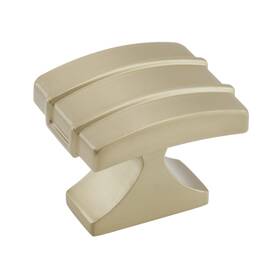 Amerock 026634313668 Cabinet Knob Golden Champagne 1-1/2 Inch 38 Mm Length Davenport 1
