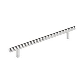 Amerock 026634314313 Cabinet Pull Polished Chrome 7-9/16 Inch 192mm Center Bar 1 Pack