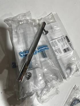 Amerock 026634315563 6 Pack Everett 6-5/16 Inch 160mm Modern Polished Chrome Bar Cabinet Pulls