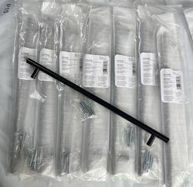 Amerock 026634322653 Barpulls Hollow 11-5/16 Inch Modern Matte Black Bar Cabinet Pull 8pk