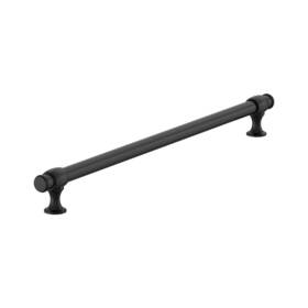 Bp54066fb Amerock 026634327337 Matte Black Appliance Pull 18 Inch 457mm Center-to-ce