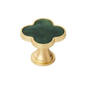 2pk36970emg Amerock 026634329065 Accents Clover Cabinet Knob Furniture 1-1/4 Inch 32mm