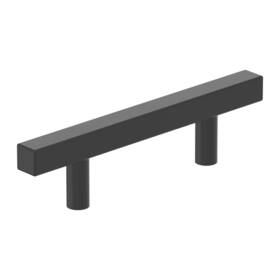 10bx37175mb Amerock 026634329881 Matte Black Cabinet Pull 3 Inch 76mm Center-to-center 10 Pa