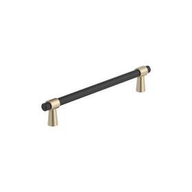 Bp36860fbbbz Amerock 026634331105 Mergence 6-5/16 Inch 160mm Center-to-center Matte Black/gold