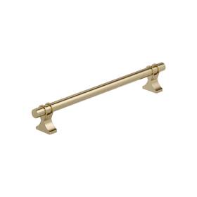 Amerock 026634334830 Davenport 7-9/16 Inch 192mm Center-to-center Golden Champagne Cabinet Pull