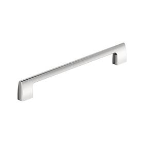 Bp5549026 Amerock 026634337688 Riva Cabinet Pull 10-1/16 Inch Center-to-center Polished Chrome