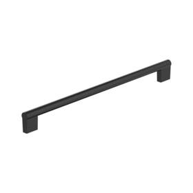 Amerock 026634339088 Versa 18 Inch 457mm Center-to-center Matte Black Appliance Pull Bp