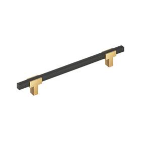 Amerock 026634342637 Urbanite 12 Inch 305mm Center-to-center Champagne Bronze/matte Black Applia